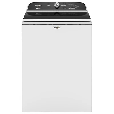 Laveuse à chargement par le haut haute efficacité 6,1 pi³ de Whirlpool (WTW6157PW) - Blanc