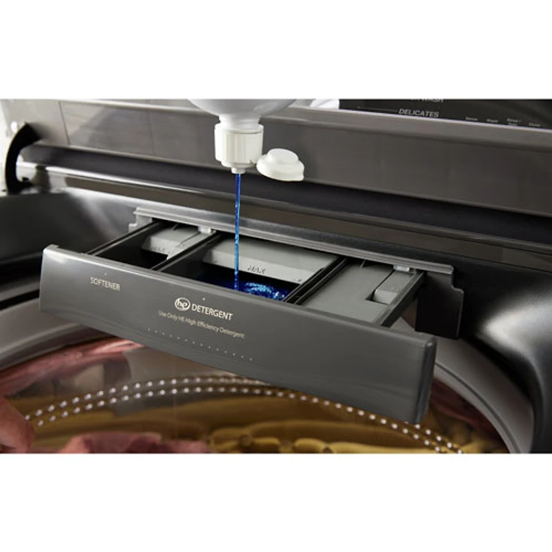 Laveuse à chargement par le haut haute efficacité 6,1 pi³ de Whirlpool (WTW6157PW) - Blanc
