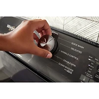 Laveuse à chargement par le haut haute efficacité 6,1 pi³ de Whirlpool (WTW6157PW) - Blanc