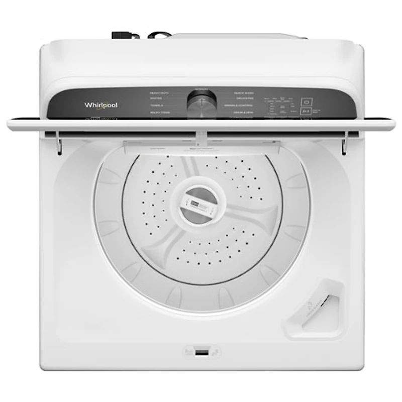 Laveuse à chargement par le haut haute efficacité 6,1 pi³ de Whirlpool (WTW6157PW) - Blanc