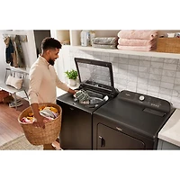 Laveuse à chargement par le haut haute efficacité 6,1 pi³ de Whirlpool (WTW6157PB) - Noir volcan