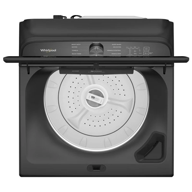 Laveuse à chargement par le haut haute efficacité 6,1 pi³ de Whirlpool (WTW6157PB) - Noir volcan