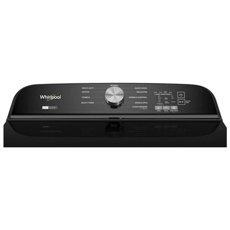 Laveuse à chargement par le haut haute efficacité 6,1 pi³ de Whirlpool (WTW6157PB) - Noir volcan