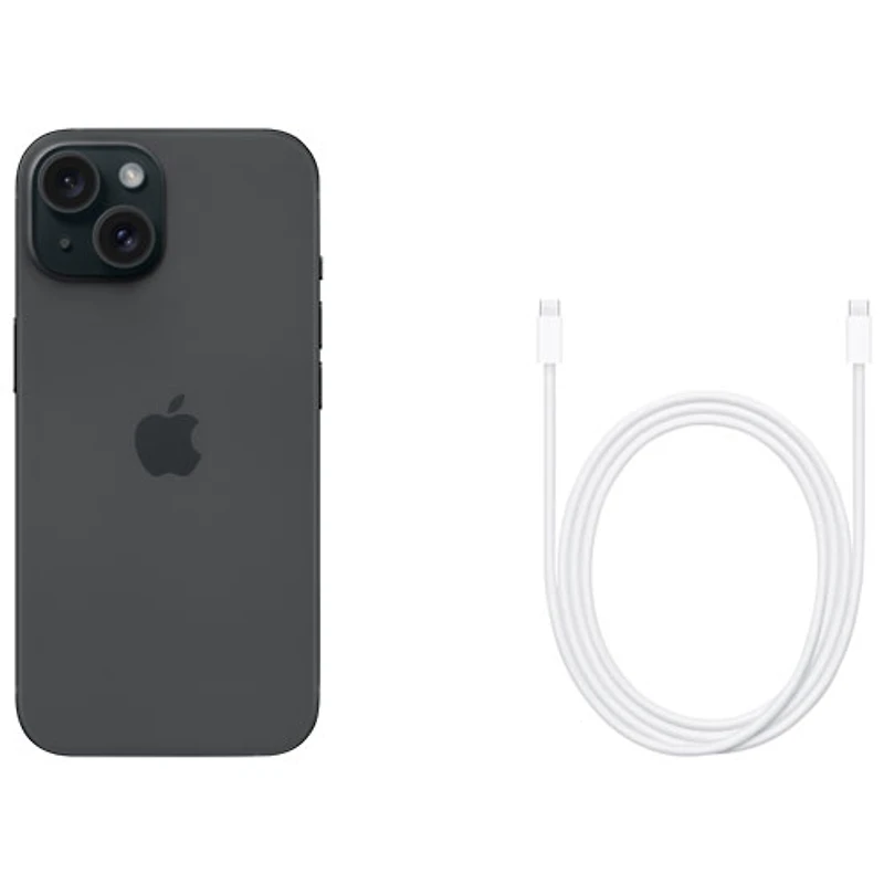 iPhone 15 de 128 Go d'Apple - Noir - Déverrouillé