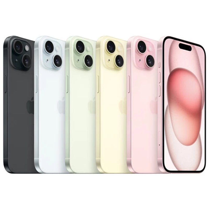 iPhone 15 de 256 Go d'Apple - Jaune - Déverrouillé