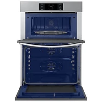 Four mural électrique combiné à convection véritable 7 pi³ 30 po de Samsung (NQ70CG700DSRAA) - Inox