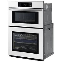 Four mural électrique double à convection véritable 7 pi³ 30 po de Samsung (NQ70CB700D12AA) - Blanc