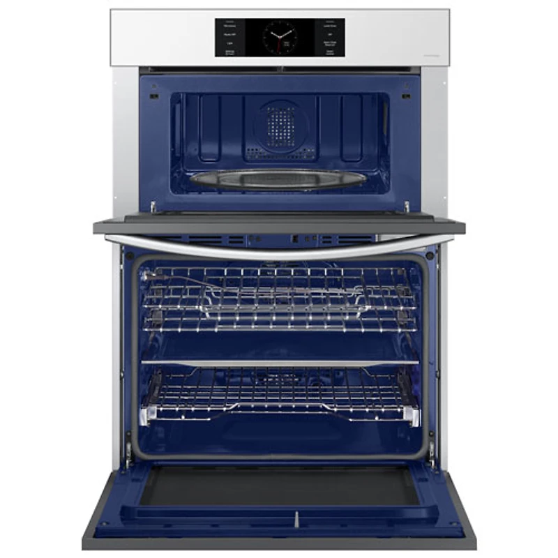 Four mural électrique double à convection véritable 7 pi³ 30 po de Samsung (NQ70CB700D12AA) - Blanc