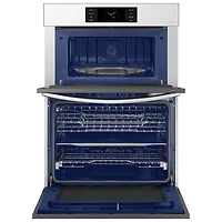 Four mural électrique double à convection véritable 7 pi³ 30 po de Samsung (NQ70CB700D12AA) - Blanc