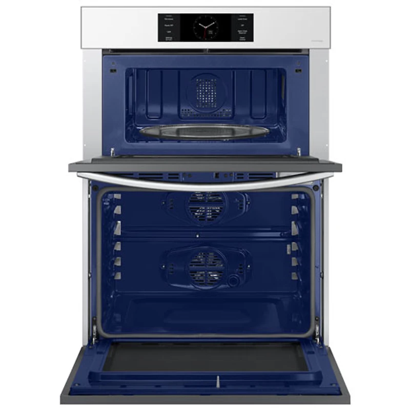 Samsung 30" 7 Cu. Ft. True Convection Electric Double Wall Oven (NQ70CB700D12AA) - White