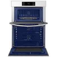 Samsung 30" 7 Cu. Ft. True Convection Electric Double Wall Oven (NQ70CB700D12AA) - White