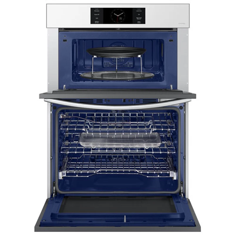 Four mural électrique double à convection véritable 7 pi³ 30 po de Samsung (NQ70CB700D12AA) - Blanc