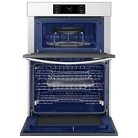 Four mural électrique double à convection véritable 7 pi³ 30 po de Samsung (NQ70CB700D12AA) - Blanc