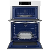 Samsung 30" 7 Cu. Ft. True Convection Electric Double Wall Oven (NQ70CB700D12AA) - White