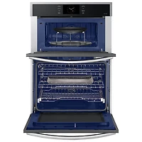 Four mural électrique combiné à convection véritable 7 pi³ 30 po de Samsung (NQ70CG600DSRAA) - Inox