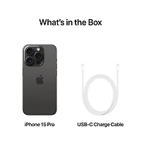 TELUS Apple iPhone 15 Pro 512GB - Black Titanium - Monthly Financing