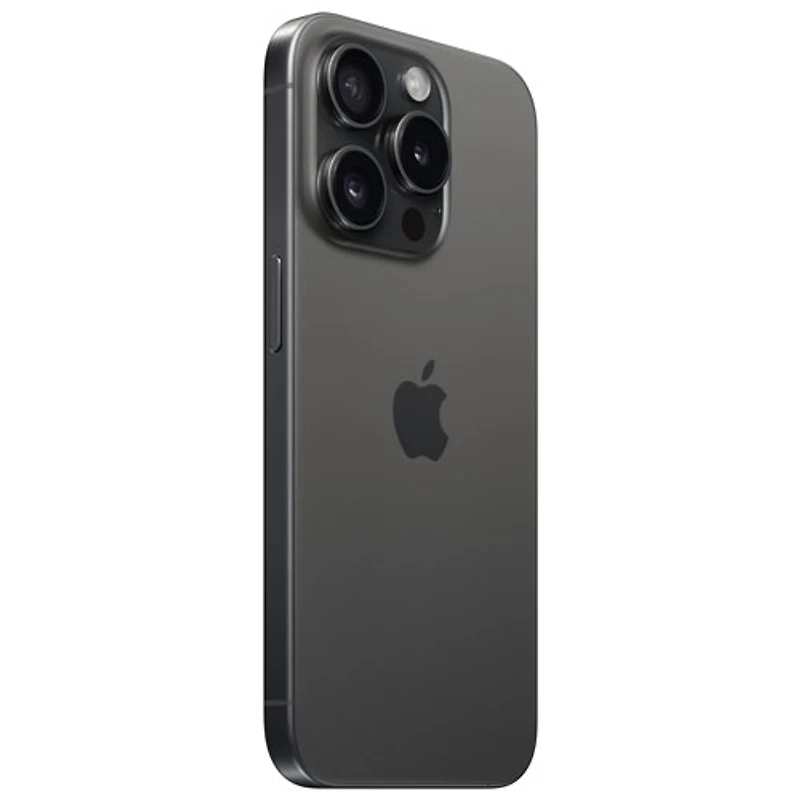 iPhone 15 Pro de 128 Go d'Apple avec Fido - Titane noir - Financement mensuel