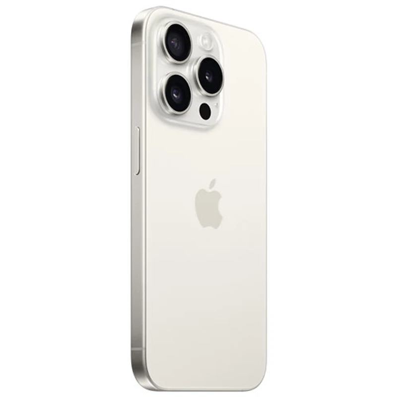 Fido Apple iPhone 15 Pro 512GB - White Titanium - Monthly Financing