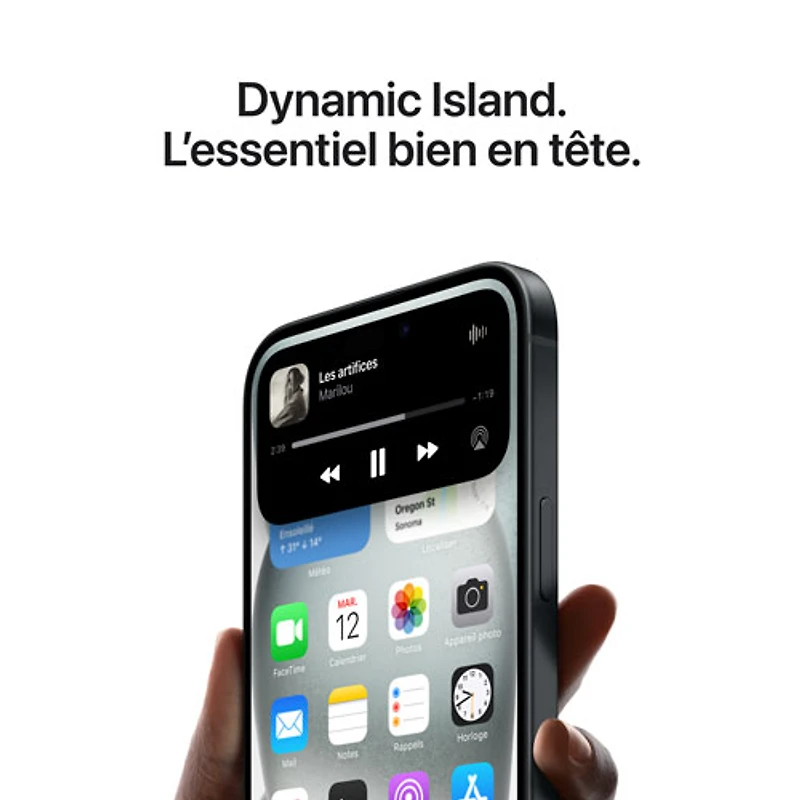 iPhone 15 Plus de 256 Go d'Apple avec Rogers - Noir - Financement mensuel