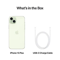 iPhone 15 Plus de 256 Go d'Apple avec Fido - Vert - Financement mensuel