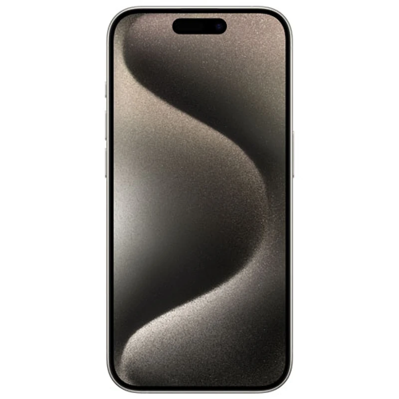 iPhone 15 Pro de 128 Go d'Apple avec Fido - Titane naturel - Financement mensuel