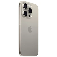 iPhone 15 Pro de 128 Go d'Apple avec Fido - Titane naturel - Financement mensuel