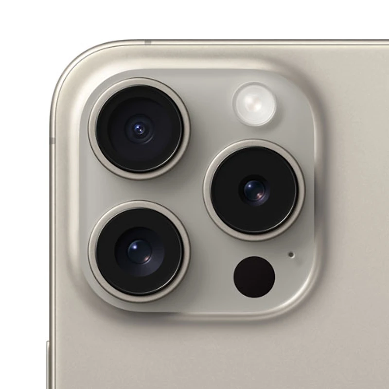 iPhone 15 Pro de 128 Go d'Apple avec Fido - Titane naturel - Financement mensuel