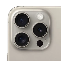 iPhone 15 Pro de 128 Go d'Apple avec Fido - Titane naturel - Financement mensuel