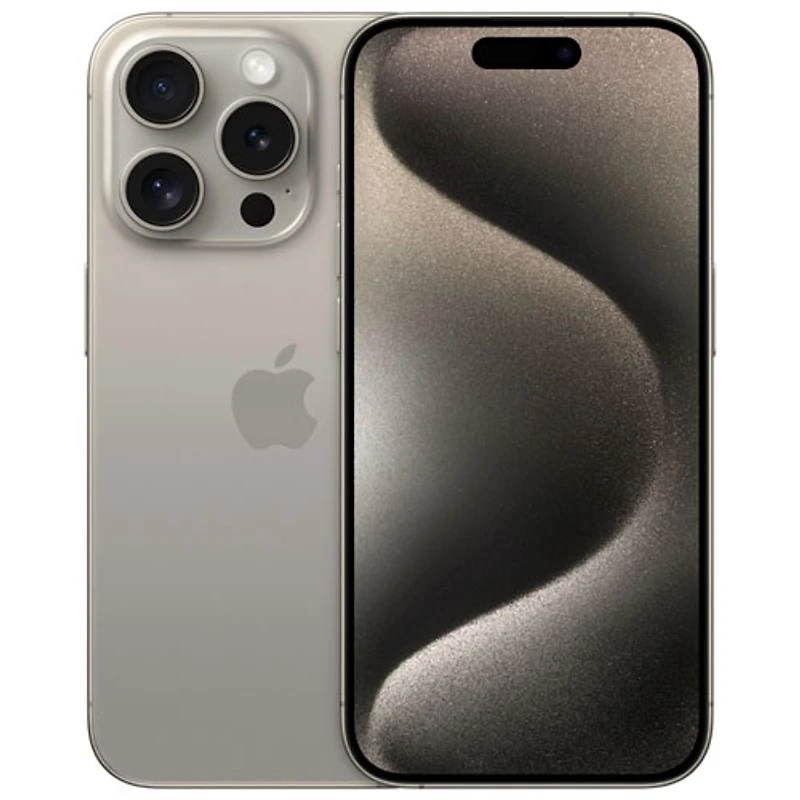 iPhone 15 Pro de 128 Go d'Apple avec Rogers - Titane naturel - Financement mensuel