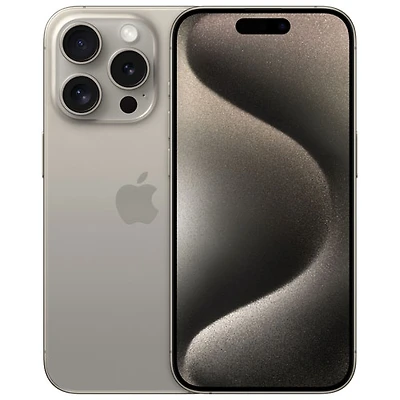 iPhone 15 Pro de 128 Go d'Apple avec Rogers - Titane naturel - Financement mensuel