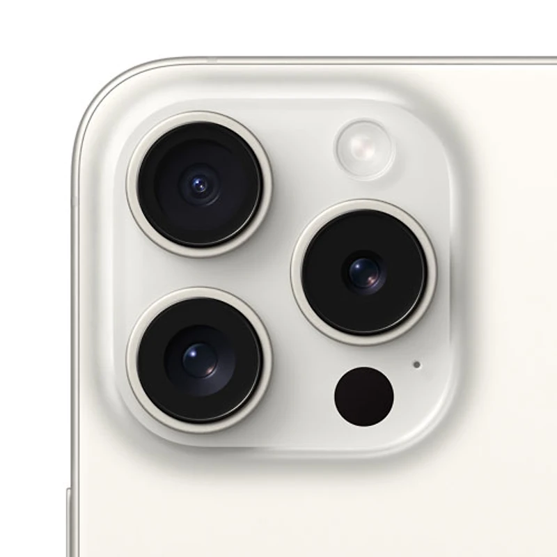 Freedom Mobile Apple iPhone 15 Pro 128GB - White Titanium - Monthly Tab Payment
