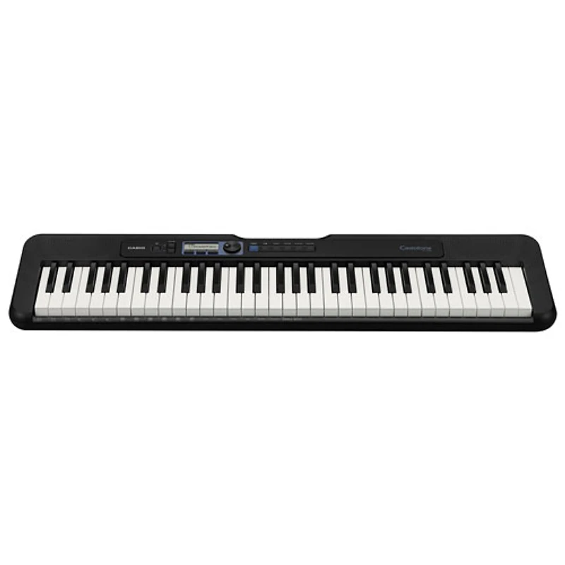 Clavier électrique à 61 touches CT-S190 de Casio avec support et banc - Noir