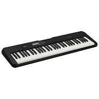 Clavier électrique à 61 touches CT-S190 de Casio avec support et banc - Noir