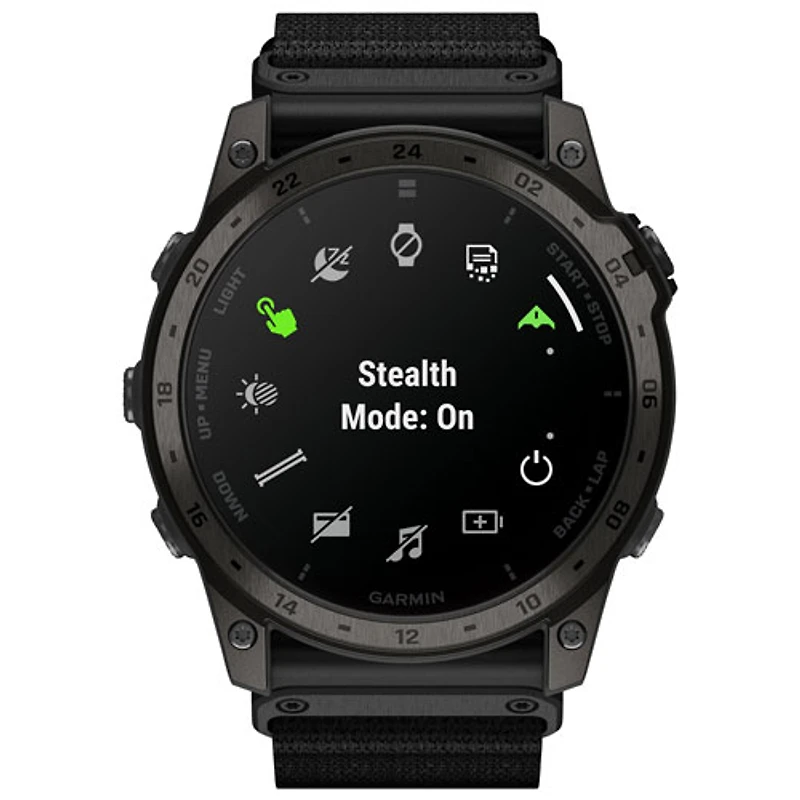 Montre intelligente multisport Bluetooth de 51 mm tactix 7 AMOLED Edition de Garmin - Noir