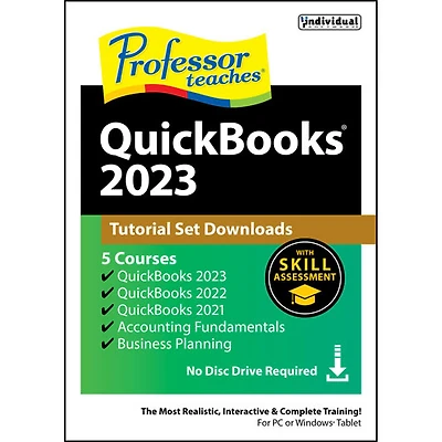 Professor Teaches QuickBooks 2023 (PC) - Téléchargement numérique
