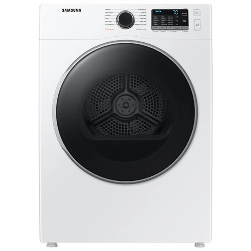 Boîte ouverte - Sécheuse électrique de 4 pi³ de Samsung (DV25B6800EW/AC) - Blanc - Parfait état