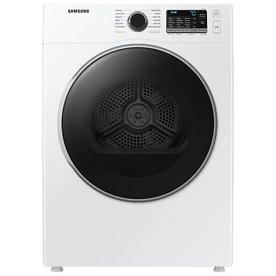 Boîte ouverte - Sécheuse électrique de 4 pi³ de Samsung (DV25B6800EW/AC) - Blanc - Parfait état