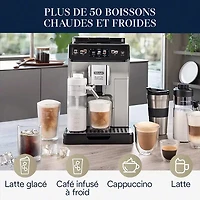 De'Longhi Eletta Explore Automatic Espresso Machine with Frother & Coffee Grinder - Silver