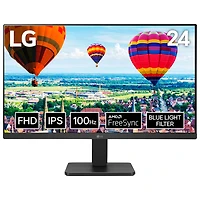 LG 24" FHD 100Hz 5ms IPS FreeSync Monitor (24MR400) - Black - Only at Best Buy
