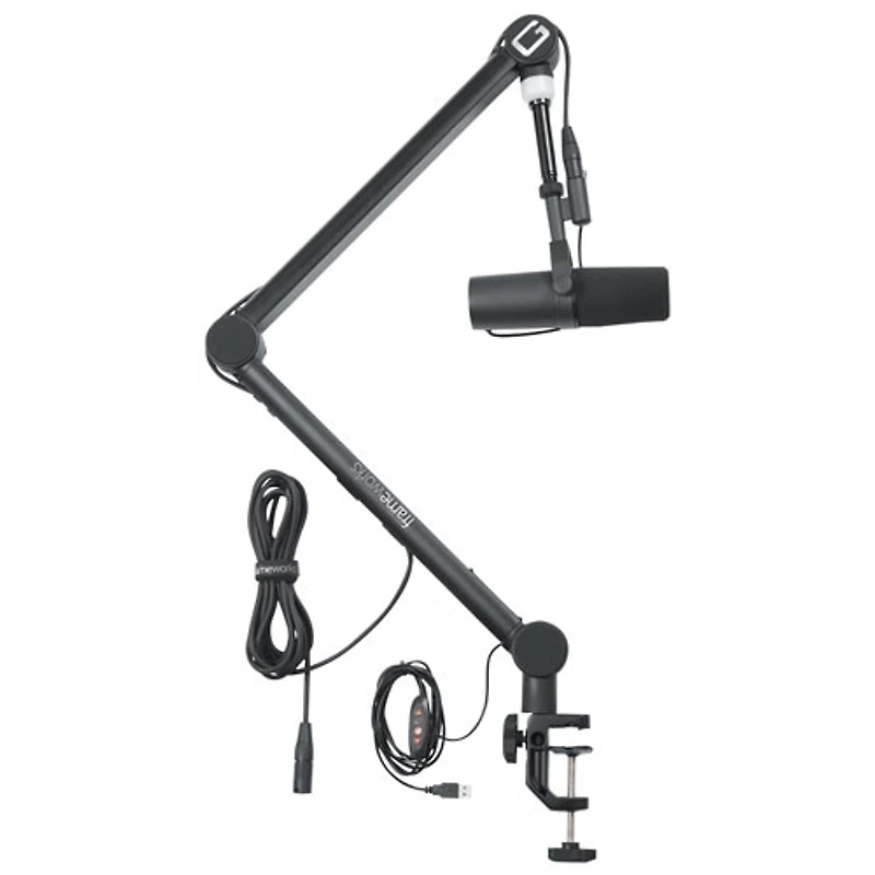 Gator Professional Desktop Broadcast/Podcast Mic Boom Stand (GFW-MIC-BCBM4000)
