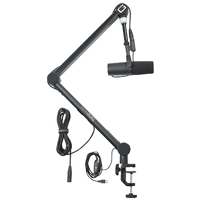 Gator Professional Desktop Broadcast/Podcast Mic Boom Stand (GFW-MIC-BCBM4000)