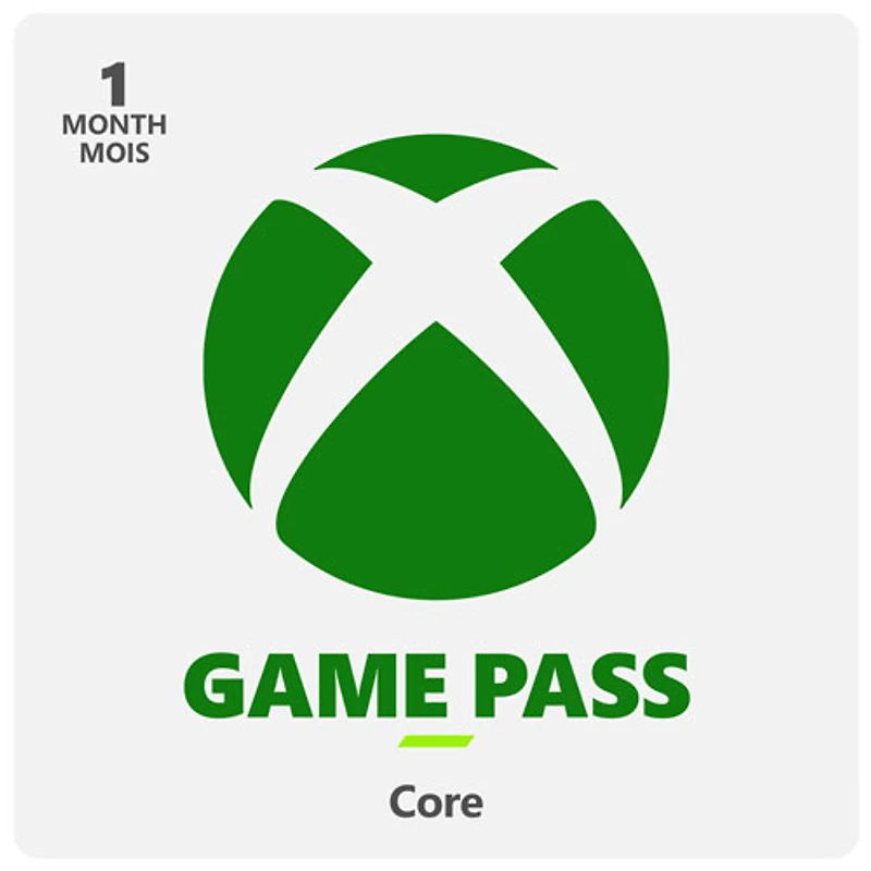 Xbox Game Pass Core 1- Month Membership - Digital Download