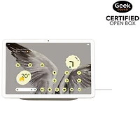 Boîte ouverte - Tablette 10,95 po 256 Go Pixel de Google avec station de chargement de haut-parleur - Porcelaine