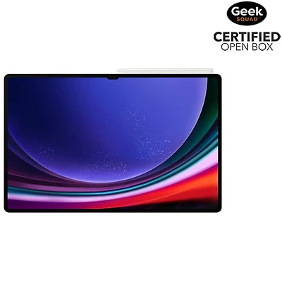 Boîte ouverte - Tablette 14,6 po 256 Go Android Galaxy Tab S9 Ultra de Samsung à processeur Snapdragon 2e génération - Beige