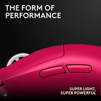 Logitech G PRO X Superlight 2 44000 DPI 8K Polling Wireless HERO 2 Sensor 60g Pro-Grade Mouse - Magenta - Only at Best Buy