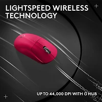 Logitech G PRO X Superlight 2 44000 DPI 8K Polling Wireless HERO 2 Sensor 60g Pro-Grade Mouse - Magenta - Only at Best Buy