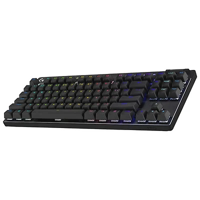Logitech G PRO X TKL LIGHTSPEED Bluetooth Backlit Mechanical Clicky Gaming Keyboard