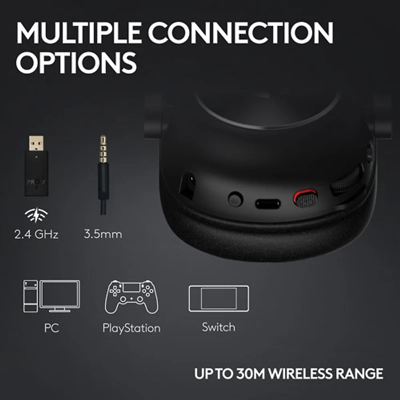 Casque de jeu sans fil G PRO X 2 LIGHTSPEED de Logitech - Magenta - Exclusivité de Best Buy