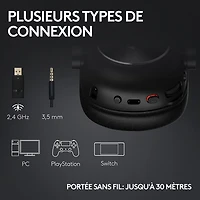 Casque de jeu sans fil G PRO X 2 LIGHTSPEED de Logitech - Magenta - Exclusivité de Best Buy