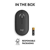 Logitech Pebble 2 M350s 4000 DPI Bluetooth Optical Mouse - Tonal Graphite